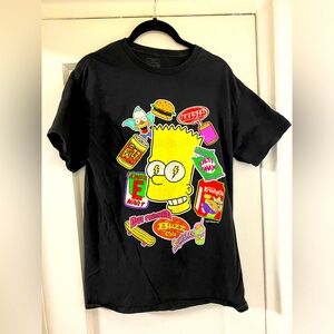 Bart Simpson Graphic T Shirt - Size M